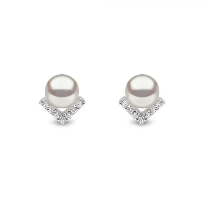 Yoko London | Pearl Stud Earrings