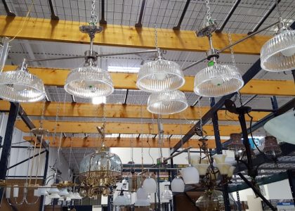 Photo "Industrial style metal chandelier for dining room ceiling lights"