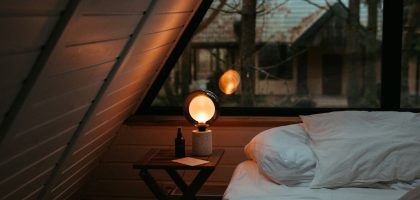 Photo bedroom lighting