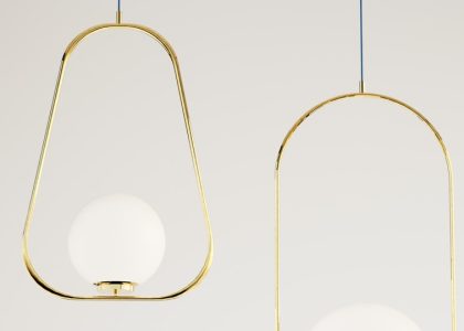 Photo Nordic globe pendant lights