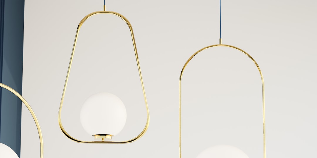 Photo Nordic globe pendant lights